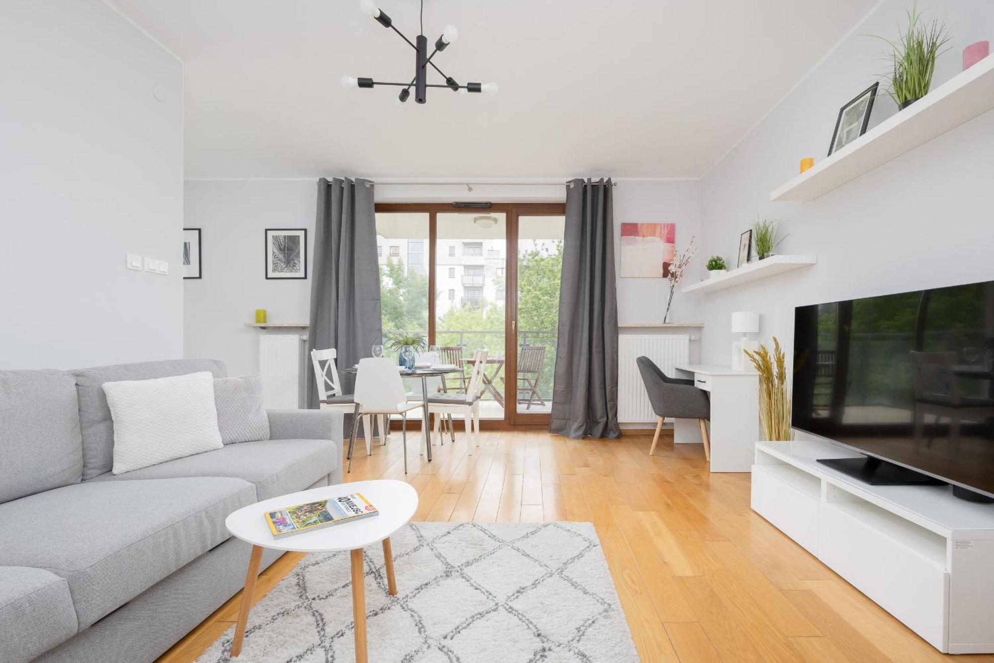 City Apartment With Parking Near Metro Mlociny By Noclegi Renters Varsavia Esterno foto